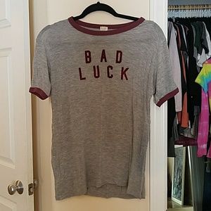 Brandy Melville bad luck t-shirt